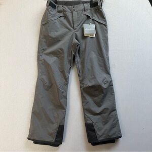 NWT Eddie Bauer Insulated Snow Ski Charcoal Outdoor Pants Sz M